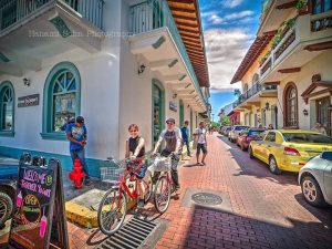 Biking in Casco Viejo